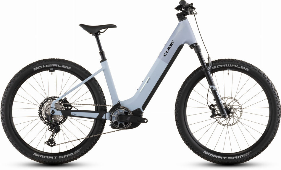 Cube Reaction Hybrid SLX 800 Wh E-Bike Hardtail Easy Entry 27,5" gauzegrey´n´iceblue