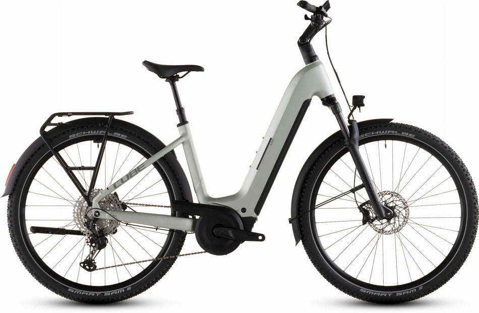 Cube Nuride Hybrid EXC 800 Wh E-Bike Easy Entry 28" lemongrass´n´reflex
