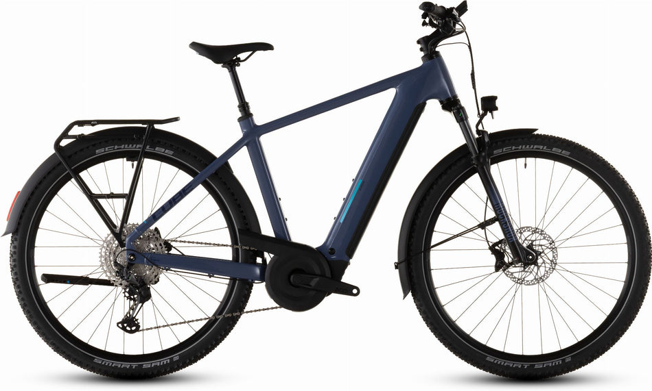 Cube Nuride Hybrid EXC 800 Wh E-Bike Diamant 28" jeansblue´n´blue