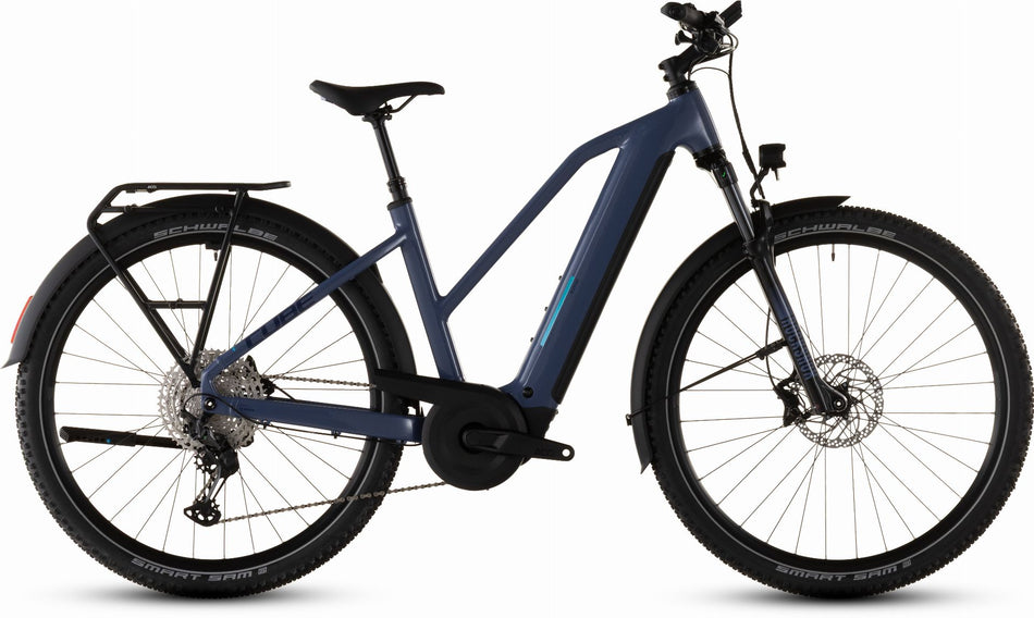 Cube Nuride Hybrid EXC 800 Wh E-Bike Trapeze 28" jeansblue´n´blue