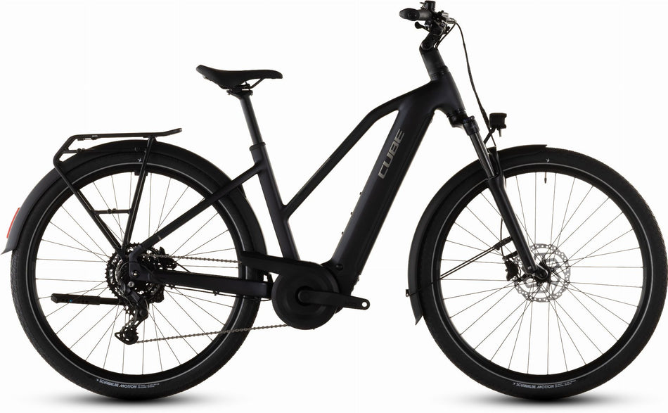 Cube Touring Hybrid One 600 Wh E-Bike Trapeze 28" coal´n´chrome
