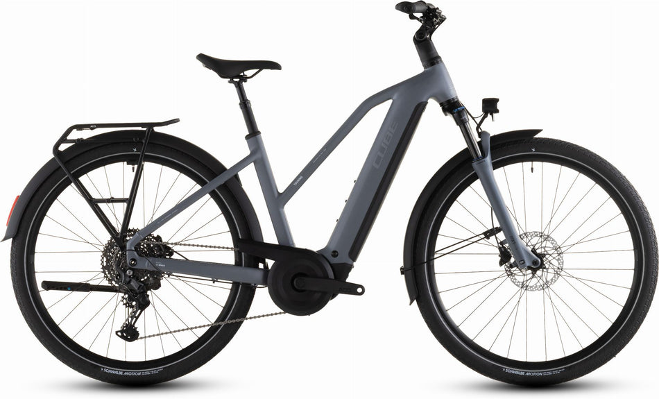 Cube Touring Hybrid Pro 800 Wh E-Bike Trapeze 28" pearlgrey´n´grey