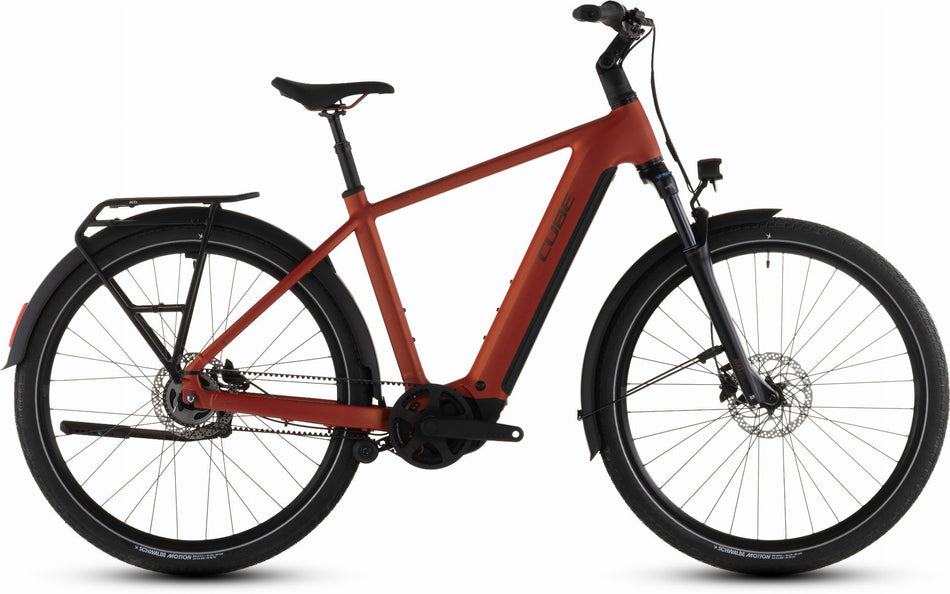 Cube Touring Hybrid Comfort SLX 800 Wh E-Bike Diamant 28" chilli´n´chrome