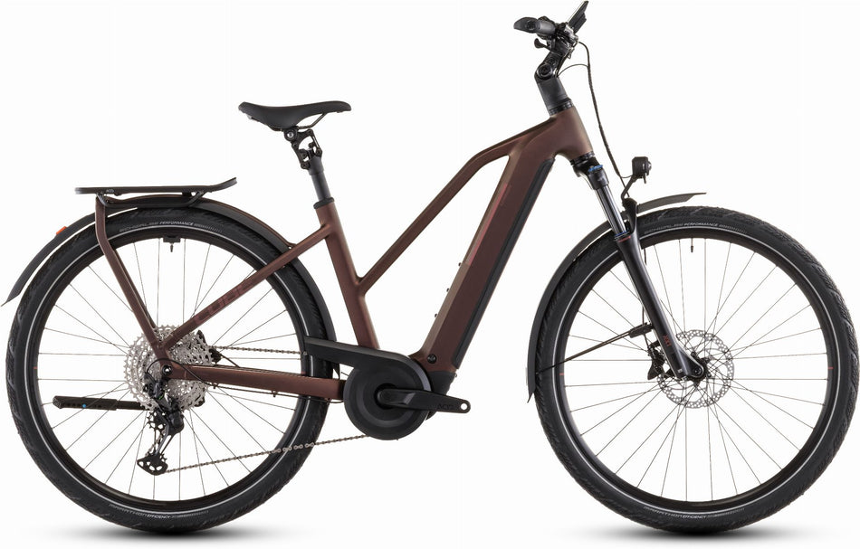 Cube Kathmandu Hybrid Pro 800 Wh E-Bike Trapeze 28" sunglow´n´chrome