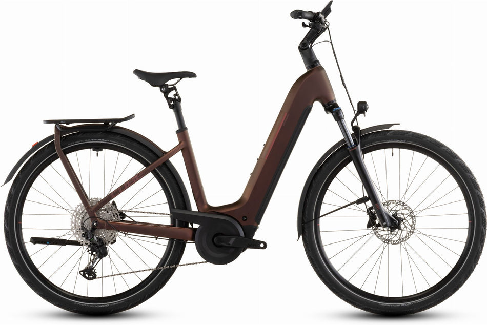 Cube Kathmandu Hybrid Pro 800 Wh E-Bike Easy Entry 28" sunglow´n´chrome