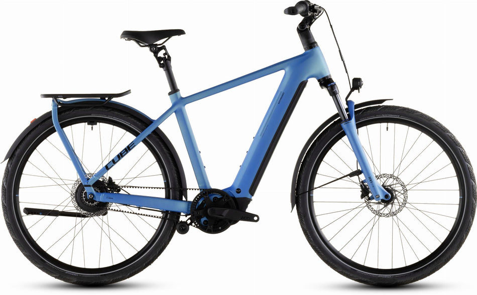 Cube Kathmandu Hybrid Comfort Pro 800 Wh E-Bike Diamant 28" azure´n´black