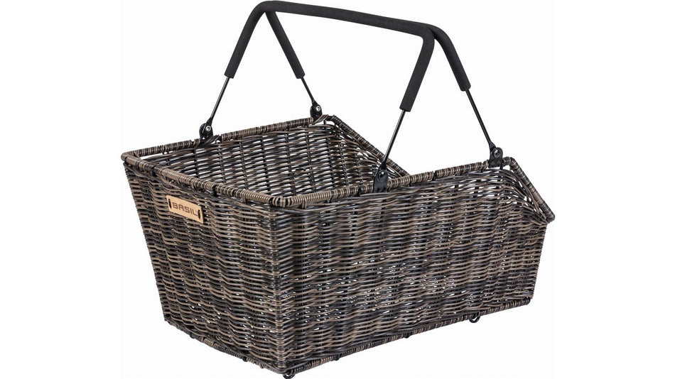 Basil Cento Rattan Look Multi System Gepäckträgerkorb nature brown 22 L
