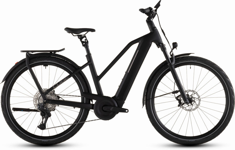 Cube Kathmandu Hybrid SLX 800 Wh E-Bike Trapeze 28" silverdust´n´chrome