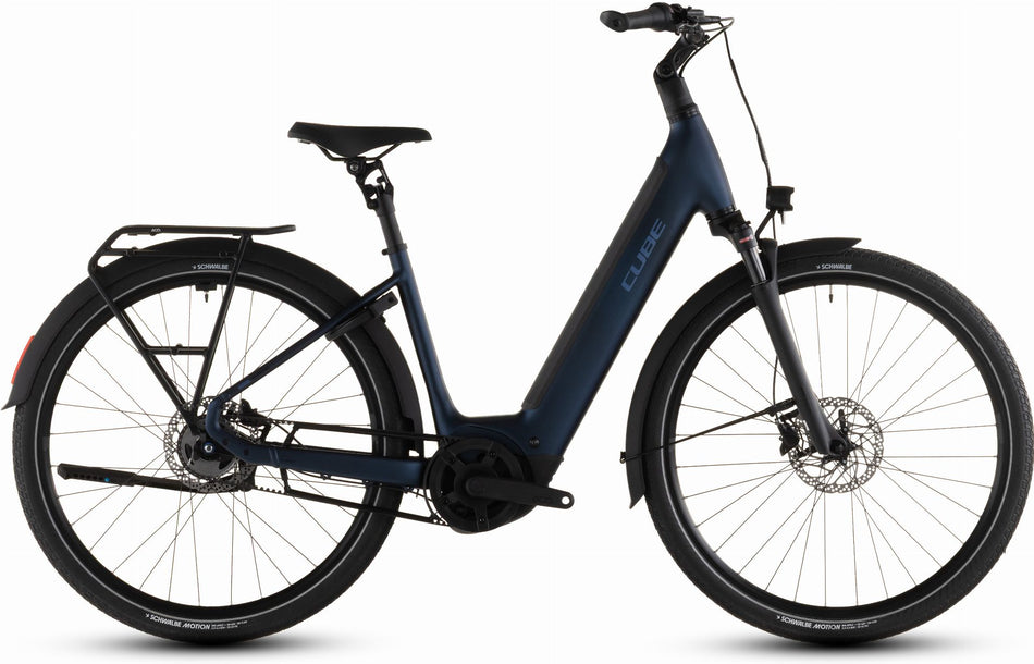 Cube Supreme Hybrid Deluxe One 600 Wh E-Bike Easy Entry indigoblue´n´switch