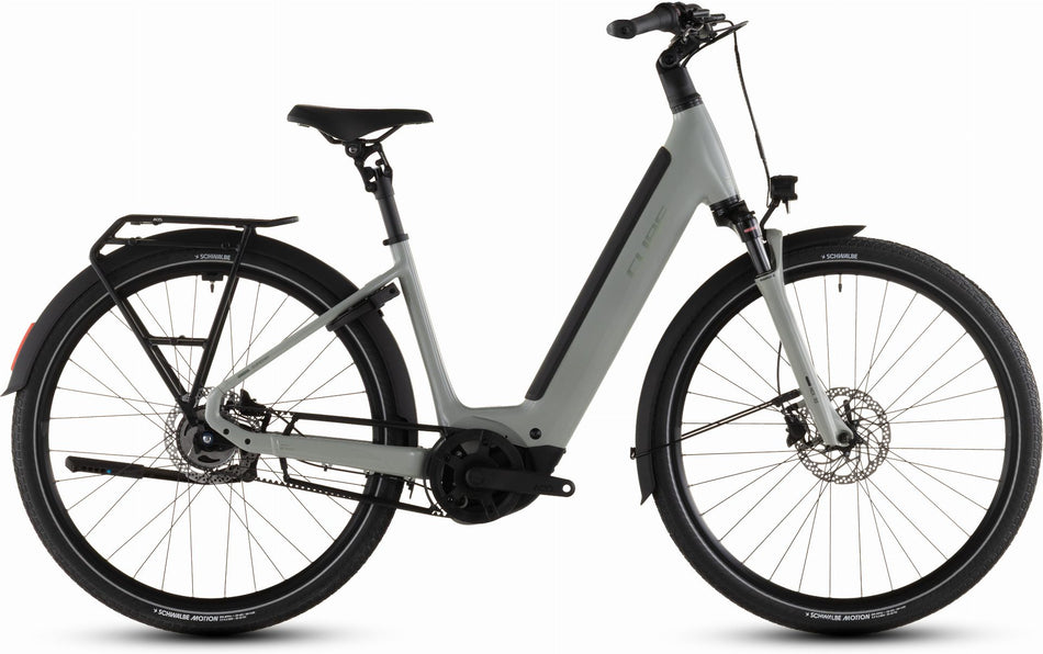 Cube Supreme Hybrid Deluxe One 600 Wh E-Bike Easy Entry ashgreen´n´chrome