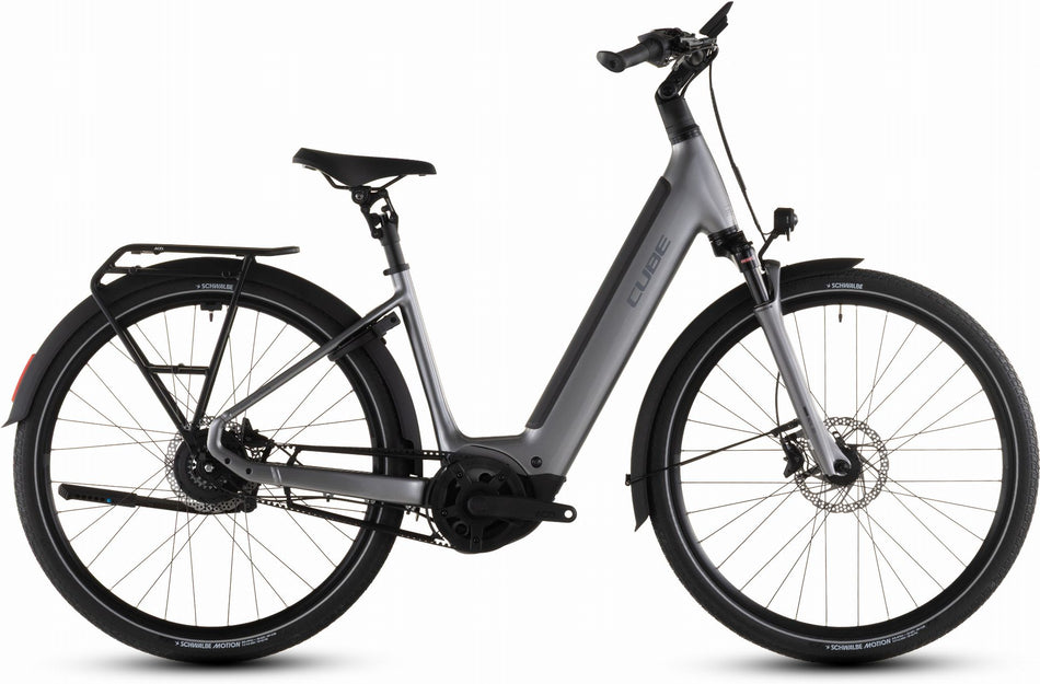 Cube Supreme Hybrid Deluxe Deluxe Pro 600 Wh E-Bike Easy Entry quicksilver´n´grey