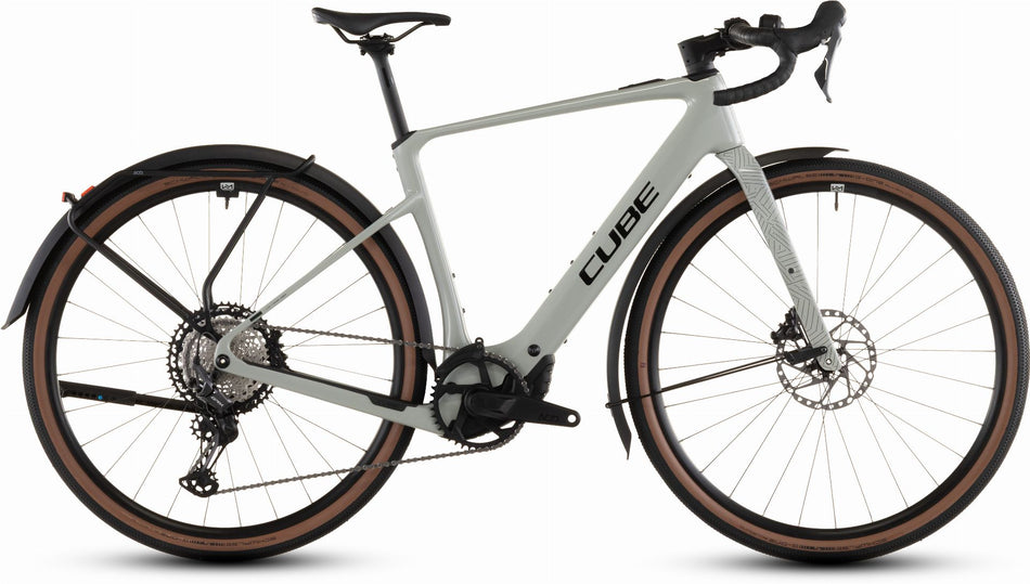 Cube Nuroad Hybrid C:62 Race FE 400 Wh X E-Gravel Rad Diamant 28" reedbeige´n´black