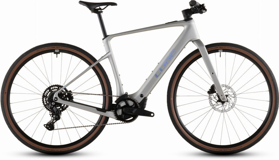 Cube Nulane Hybrid C:62 Race 400 Wh X E-Gravel Rad Diamant 28" sleekgrey´n´prism