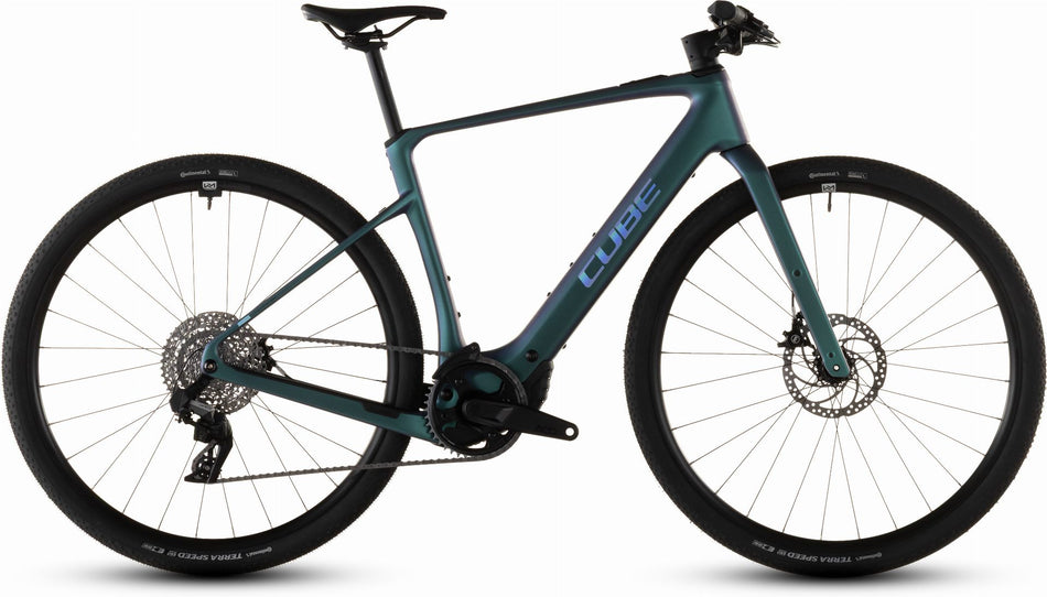 Cube Nulane Hybrid C:62 SLX 400 Wh X E-Gravel Rad Diamant 28" polarlight´n´prism