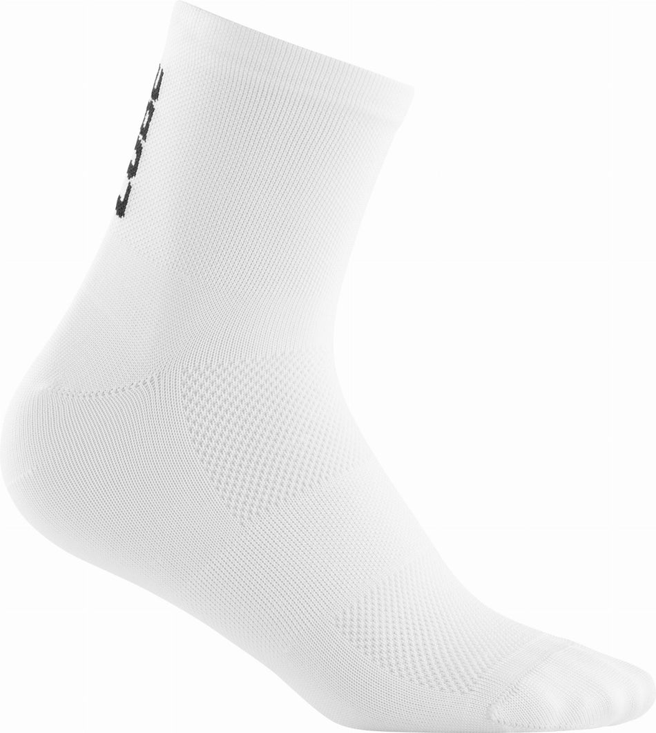 Cube Socke Mid Cut Blackline white