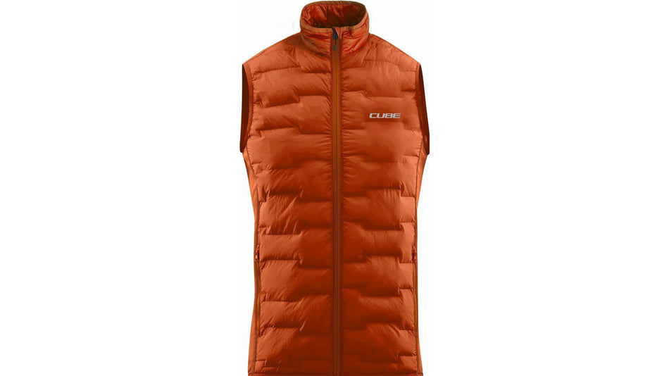 Cube Padded Vest orange