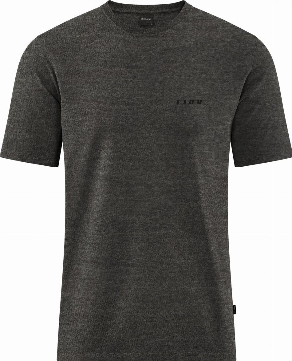Cube Organic T-Shirt Ridersclub anthracite melange
