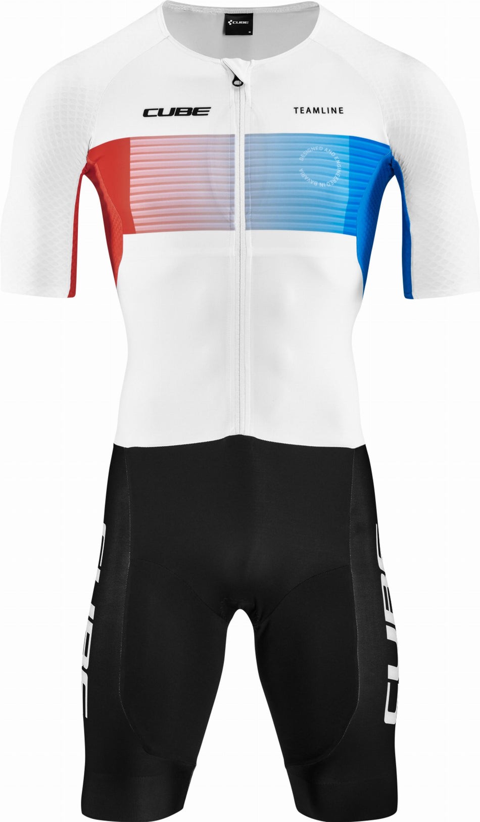 Cube Teamline TRI Suit black´n´blue´n´white