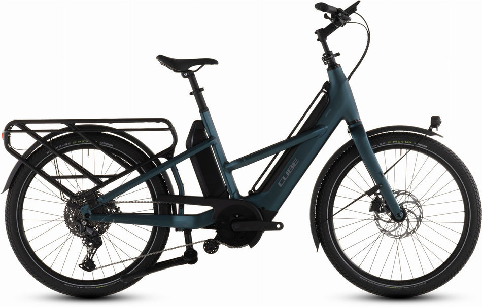 Cube Longtail Hybrid 800 Wh E-Lastenrad 26" royalgreen´n´black one size