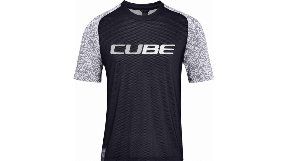 Cube Vertex Rundhalstrikot Kurzarm black