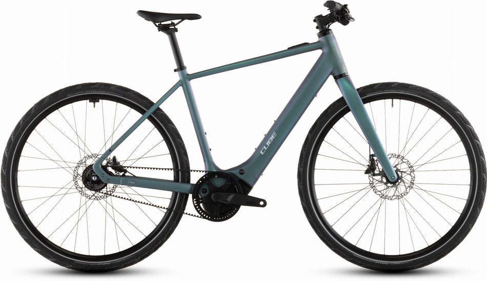 Cube Editor Hybrid SLT 400 Wh X E-Bike Diamant 28" smaragdgrey´n´prism
