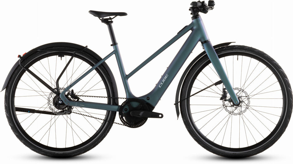 Cube Editor Hybrid SLT FE 400 Wh X E-Bike Trapeze 28" smaragdgrey´n´prism