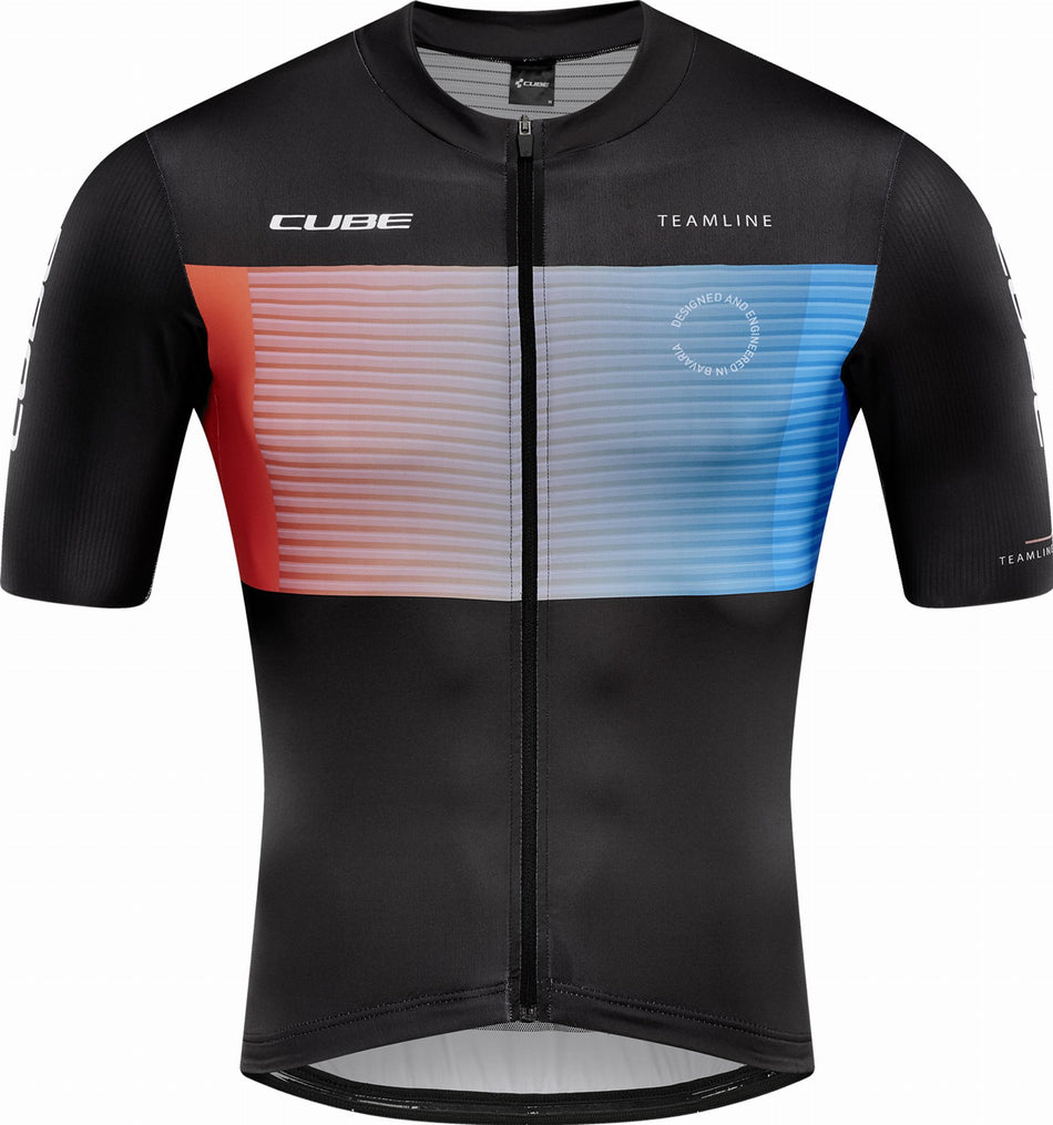 Cube Teamline Trikot Kurzarm black´n´blue´n´red