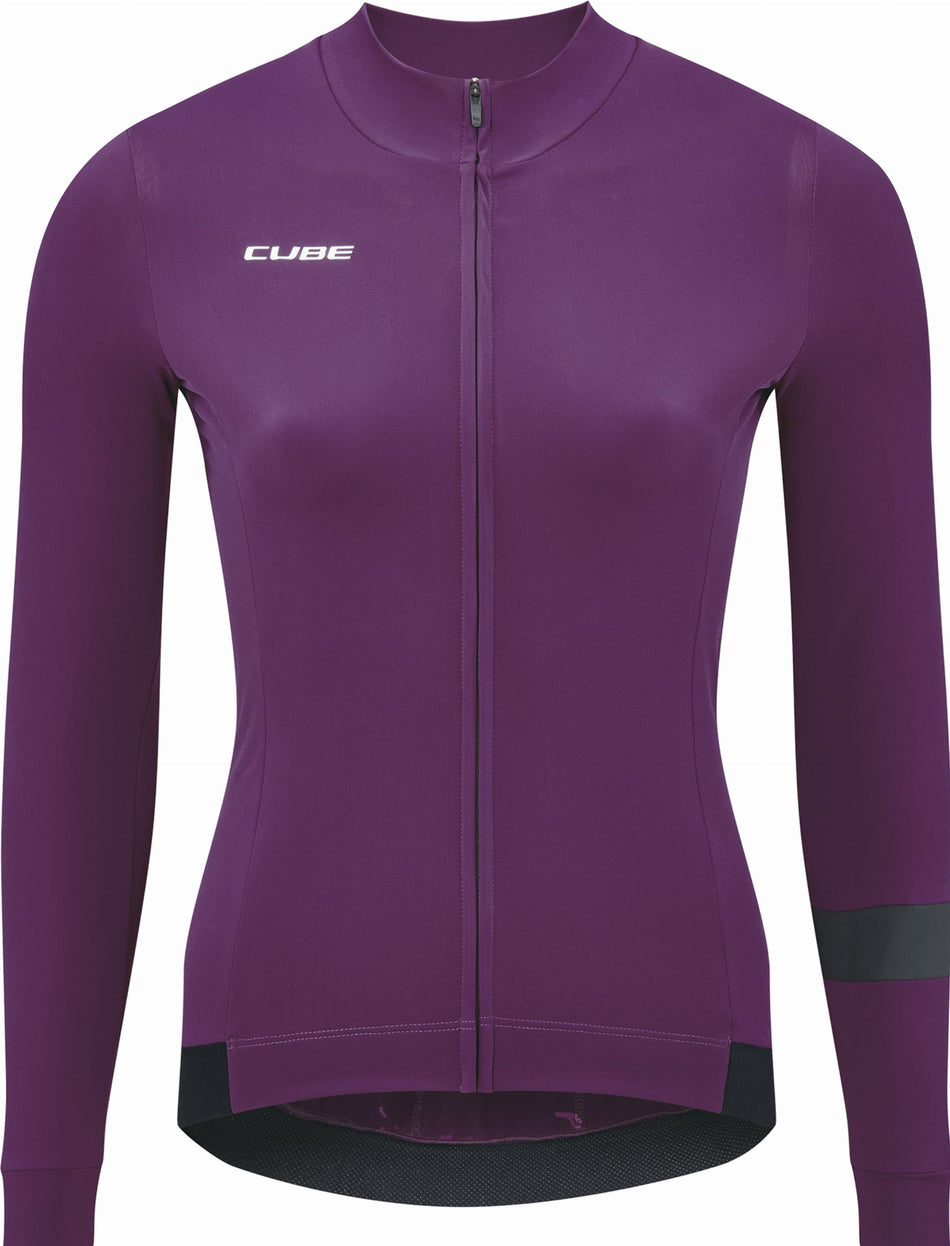 Cube Blackline WS Trikot Langarm violet