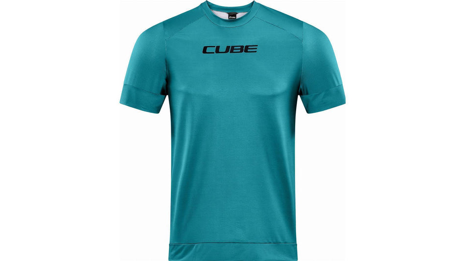 Cube ATX Rundhalstrikot Kurzarm light blue