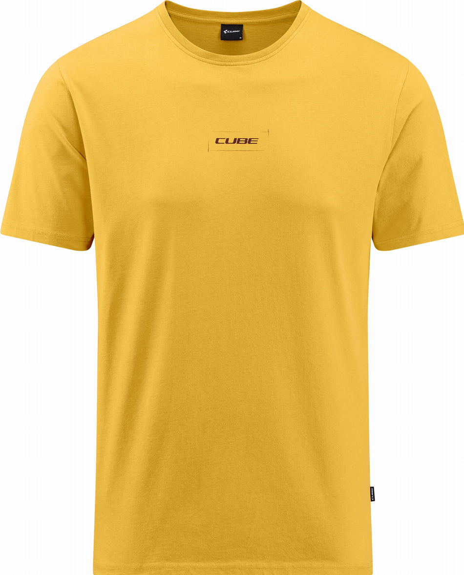 Cube Organic T-Shirt Hot Dog GTY Fit yellow