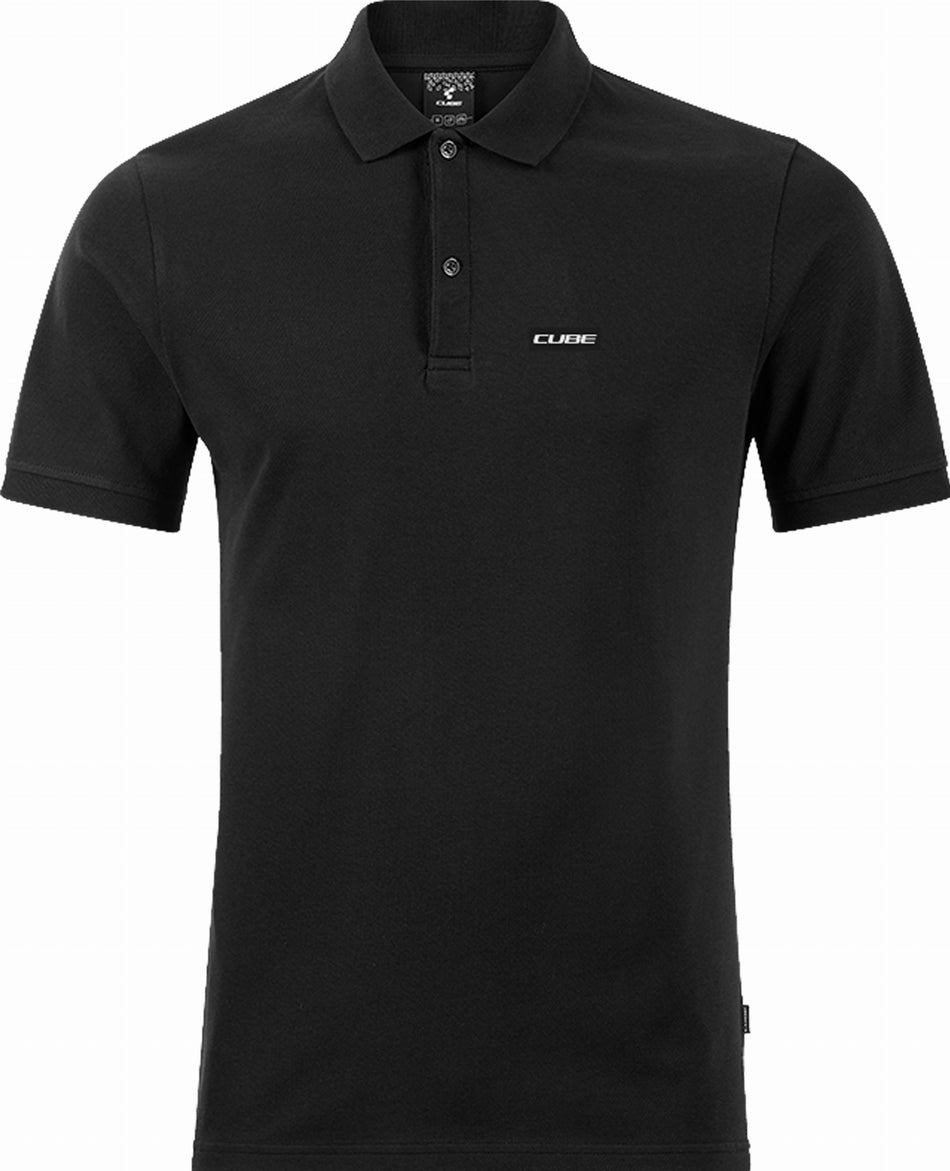 Cube Organic Polo Shirt black