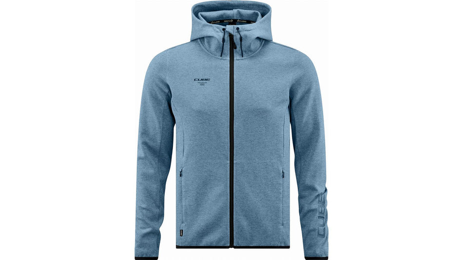 Cube Zip Hoodie Advanced blue