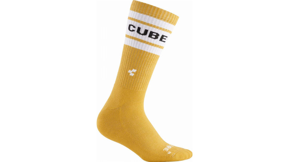 Cube Socke After Race High Cut yellow