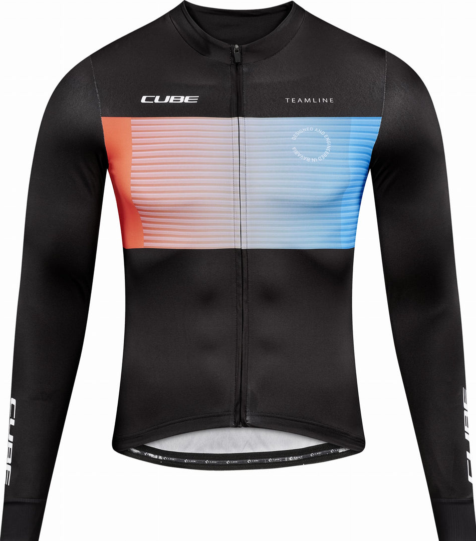 Cube Teamline Trikot Langarm black´n´blue´n´red