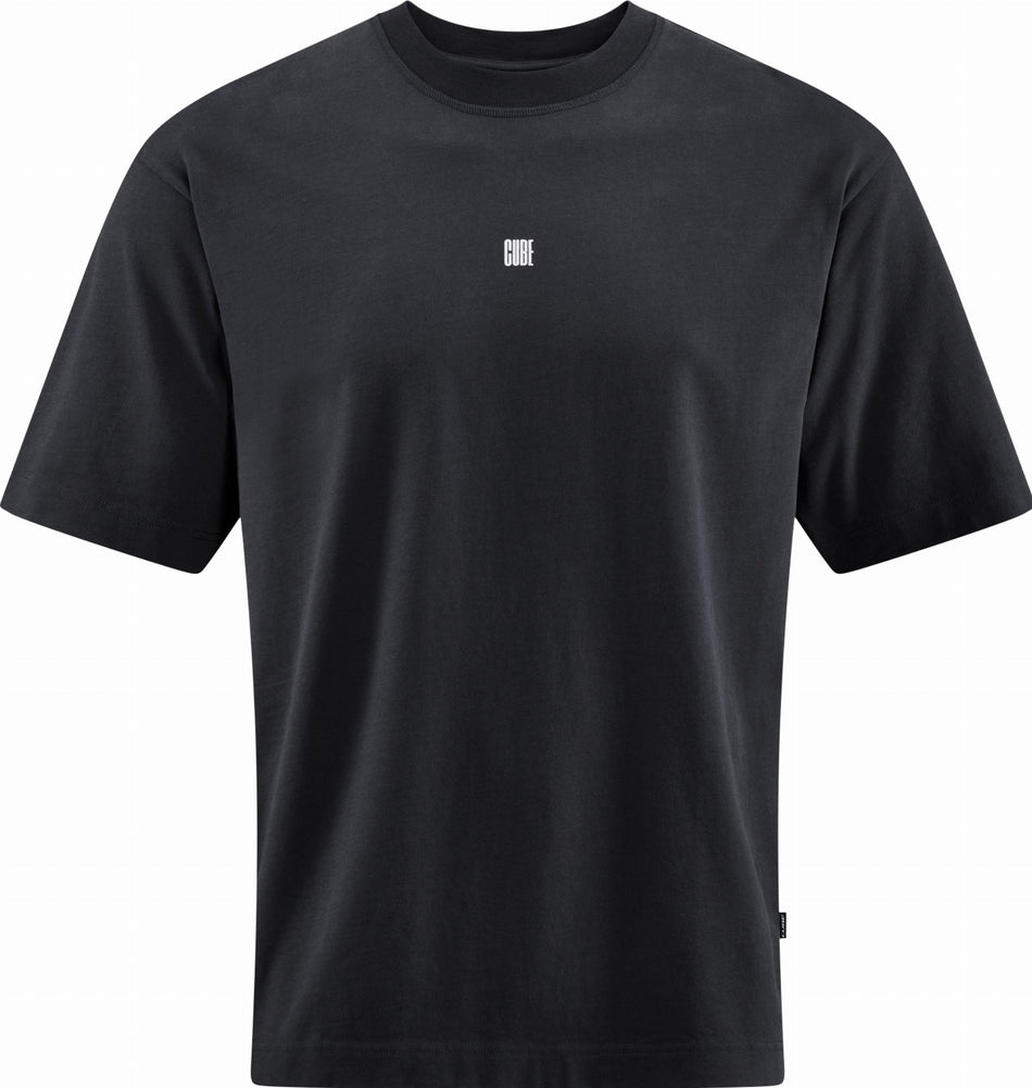 Cube Organic T-Shirt Logo Dropshoulder anthracite