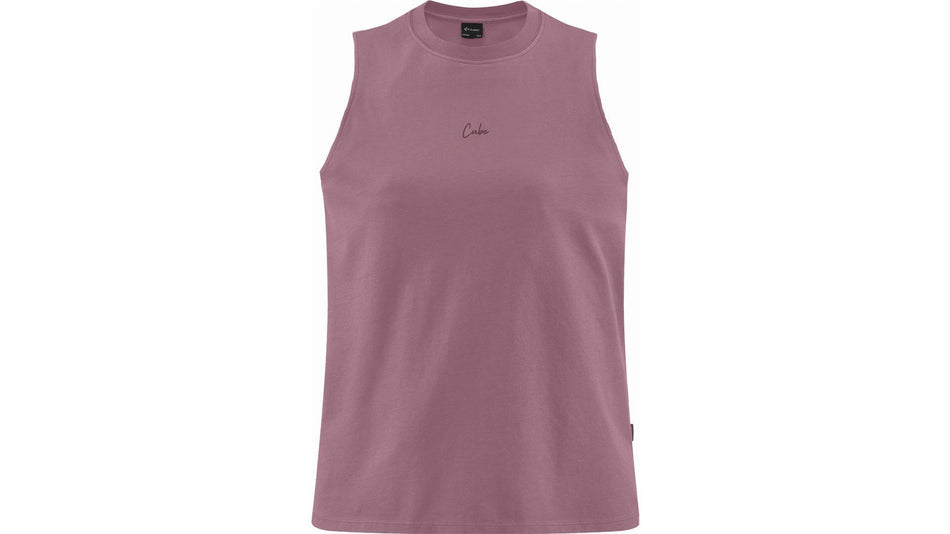 Cube Organic WS Tank Top washed plum