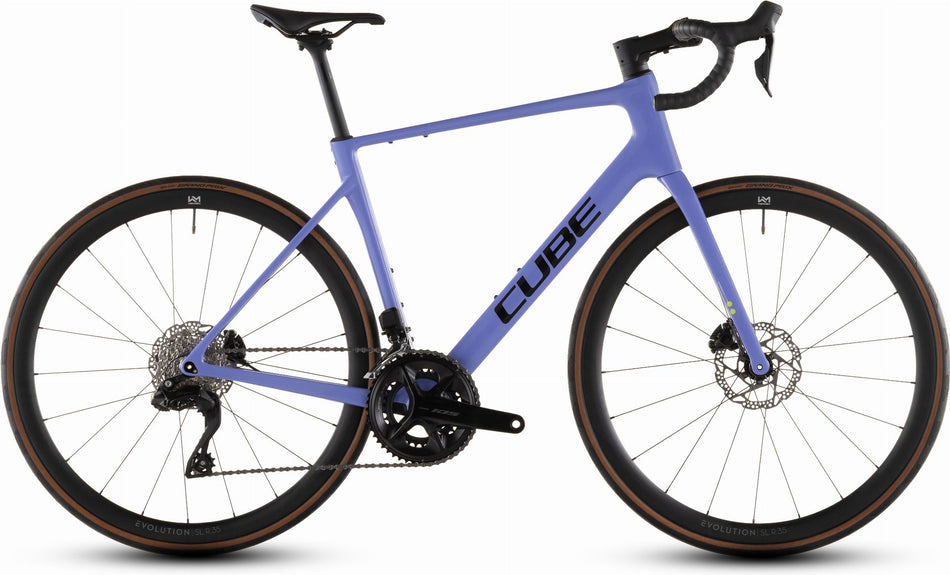 Cube Attain C:62 SLX Rennrad Diamant 28" lucidlilac´n´black