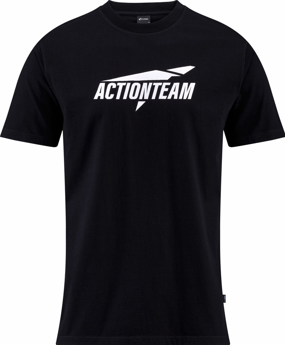 Cube Organic T-Shirt Actionteam GTY Fit black´n´white