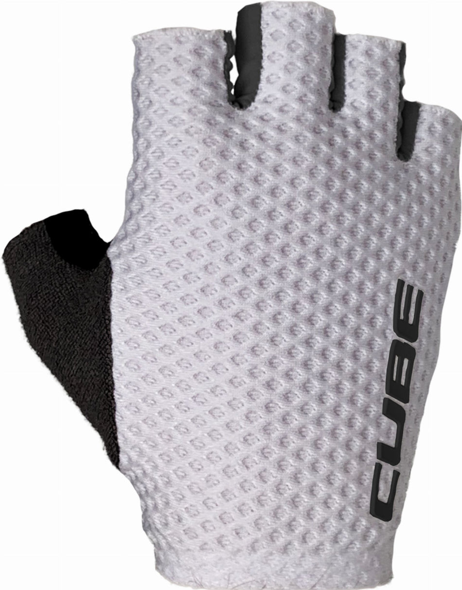 Cube Race Handschuhe kurz white