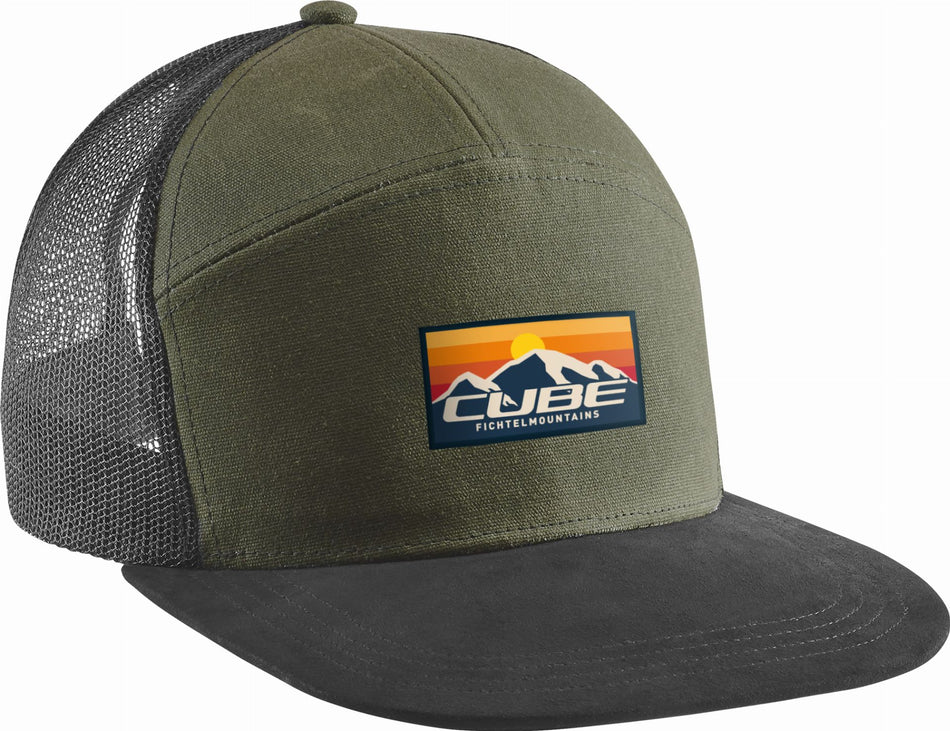 Cube Cap TM olive´n´grey one size