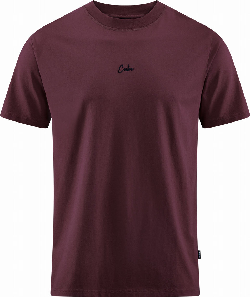 Cube Organic T-Shirt Script GTY Fit plum