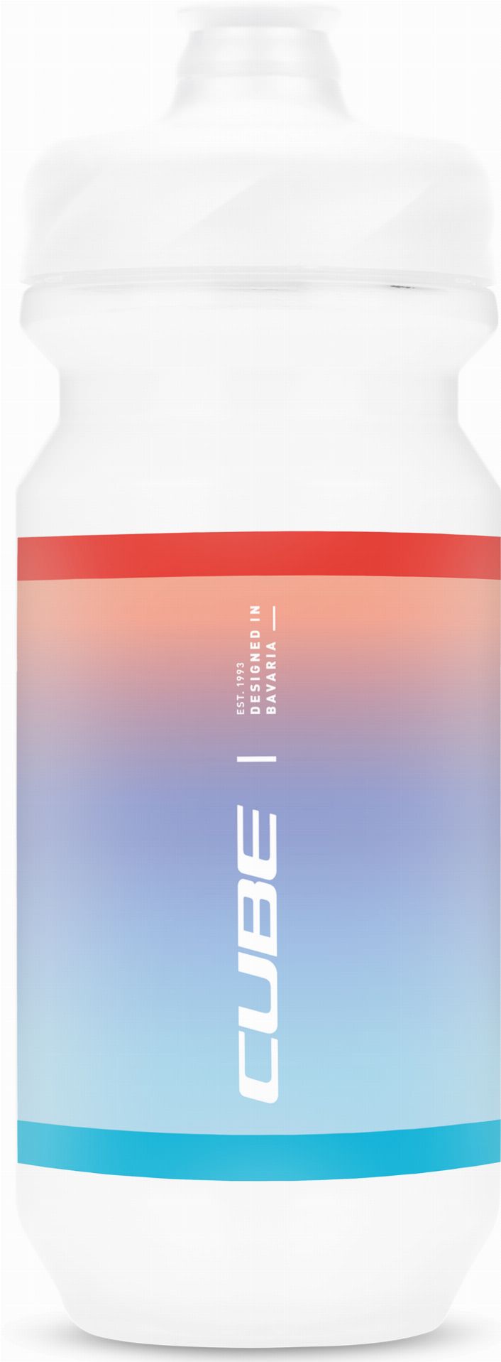 Cube Trinkflasche Flow DS Teamline white´n´blue´n´red 500 ml