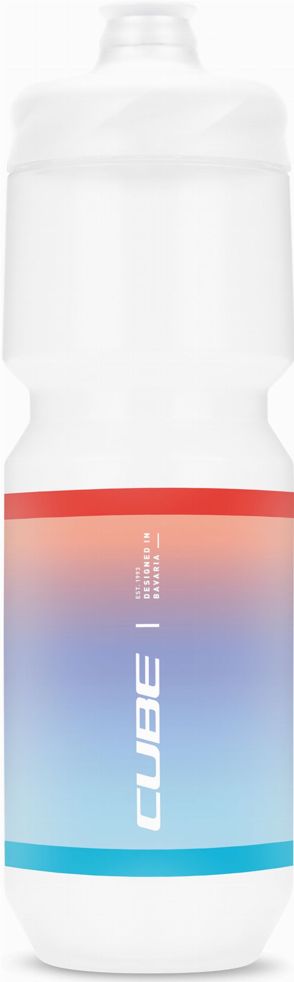 Cube Trinkflasche Flow DS Teamline white´n´blue´n´red 750 ml