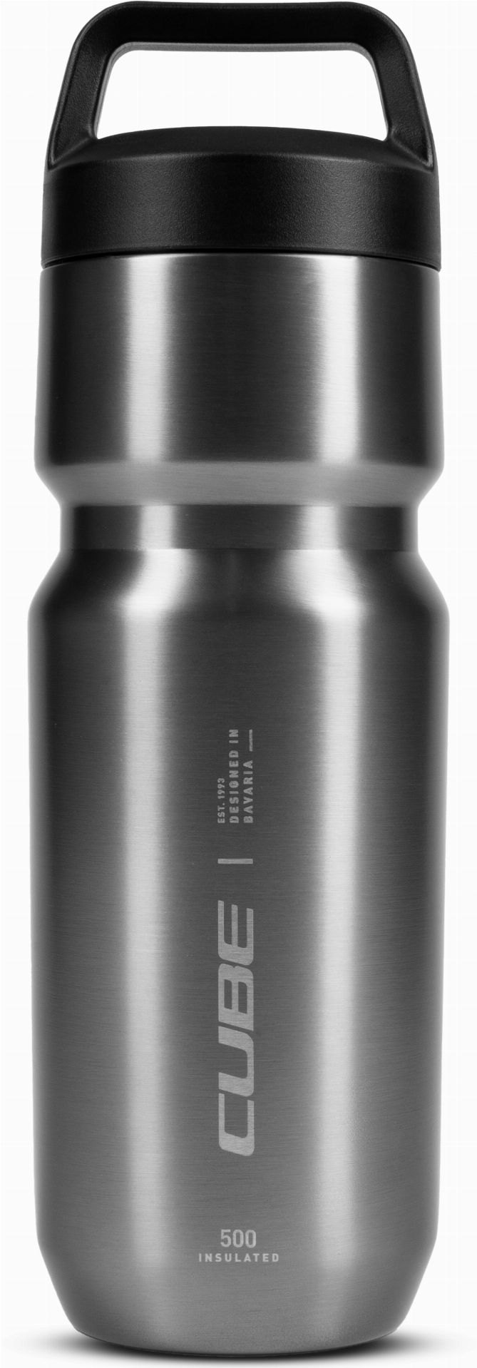 Cube Edelstahlflasche Arc insulated brushed grey 500 ml