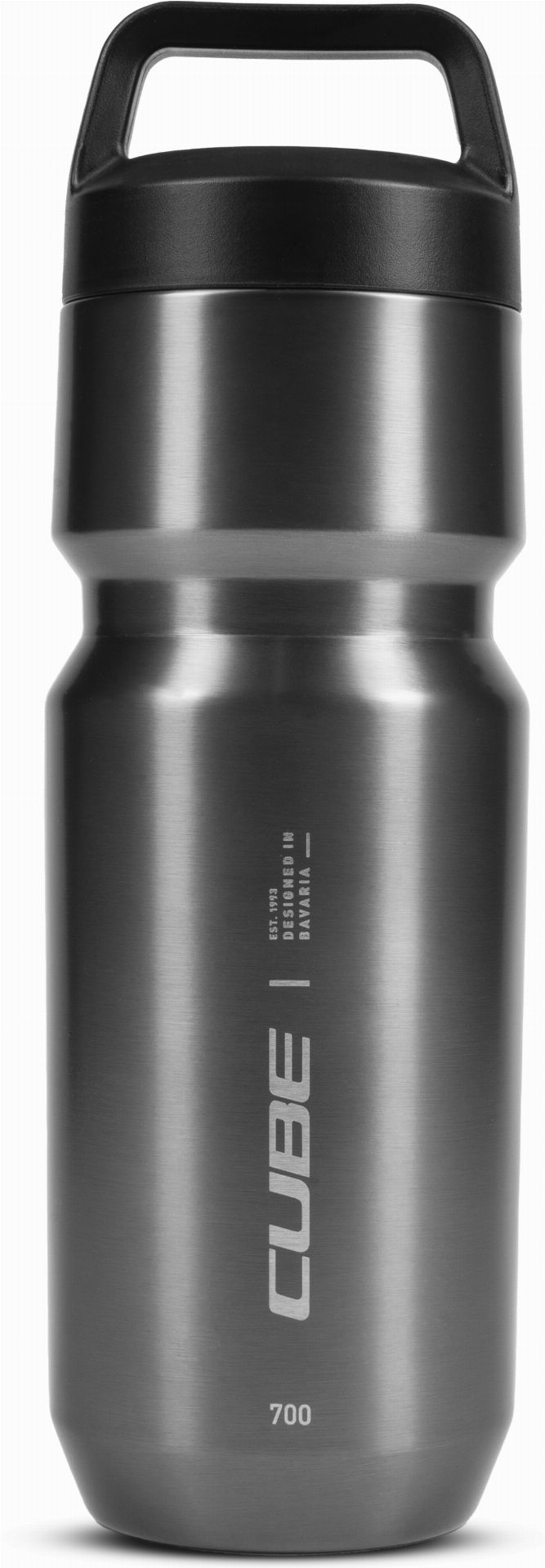 Cube Edelstahlflasche Arc brushed grey 700 ml