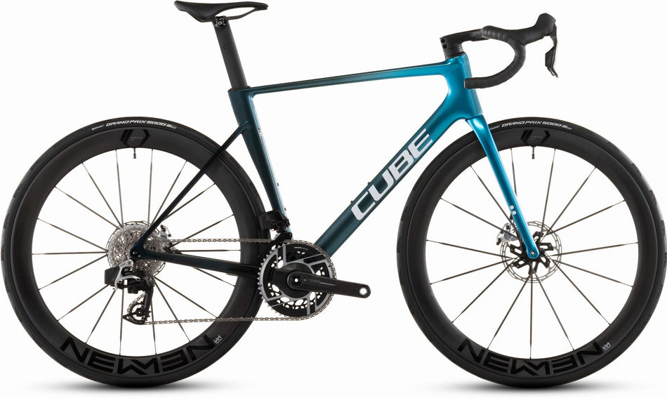 Cube Litening Air C:68X SLX Rennrad Diamant 28" chromeblue´n´ liquidblue