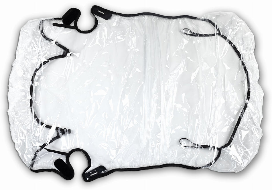 Cube Regenschutz für Kinder Fahrradanhänger Double CMPT transparent
