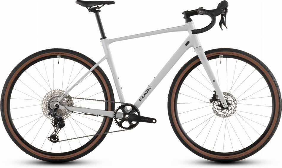 Cube Nuroad EX Gravelbike Diamant cotton´n´grey