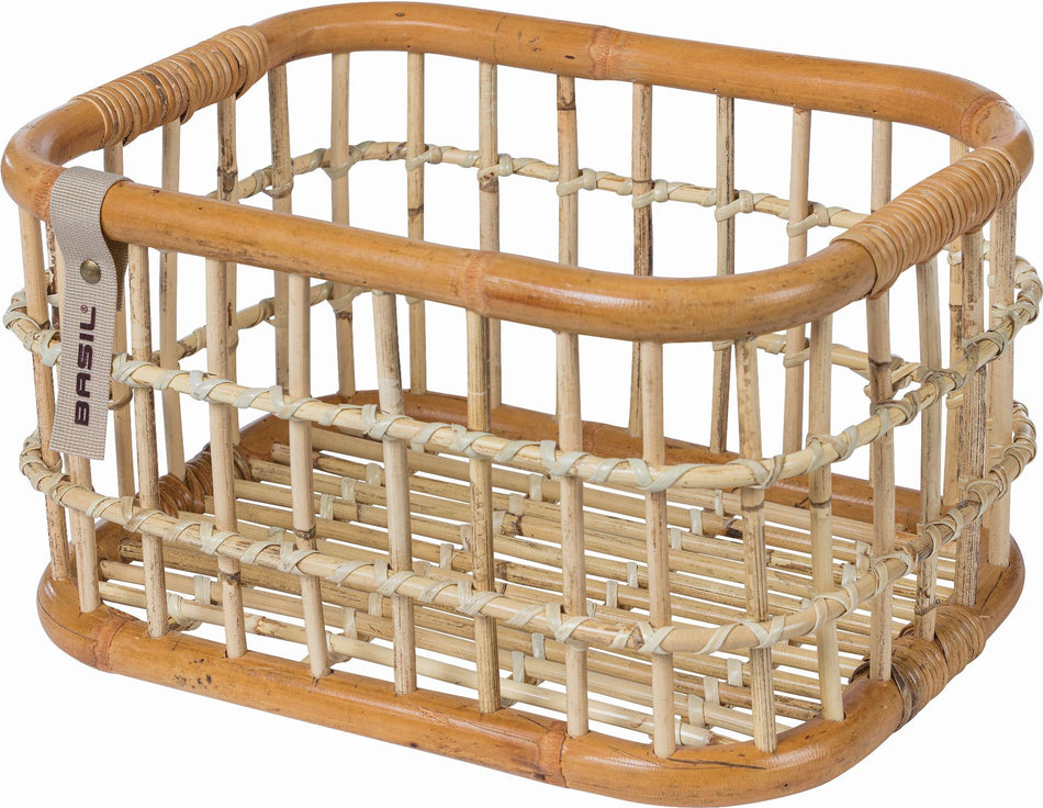 Basil Green Life Rattan M Vorderradkorb natur braun 18 L