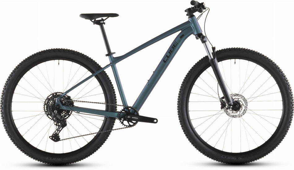 Cube Aim Pro MTB-Hardtail Diamant smaragdgrey´n´prism